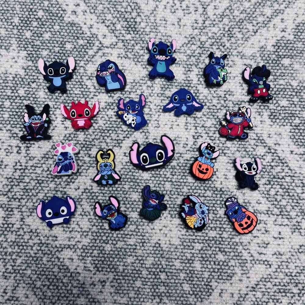 Unbranded Stitch Croc Charms